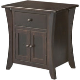 Caled Nightstand 1 drawer / 2 Doors